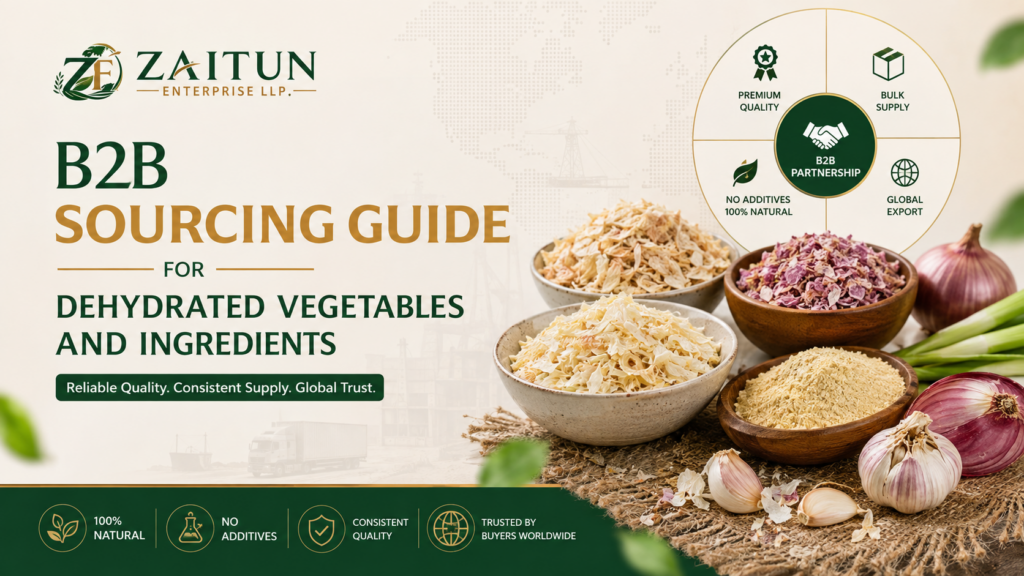 B2B Sourcing Guide for Dehydrated Vegetables & Ingredients