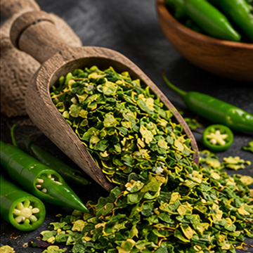 Green chilli Flakes